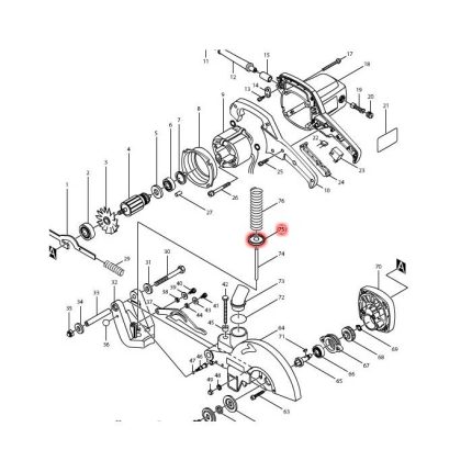 Spring Holder, For LS1011, LS1030