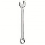 Combination Wrench, Alloy Steel, Chrome, 1 1/8 inch Head Size, 15 3/4 inch Overall Length, Offset