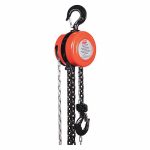 Manual Chain Hoist, 4,000 lb Load Capacity, 10 ft Hoist Lift, 1 1/4 in Hook Opening