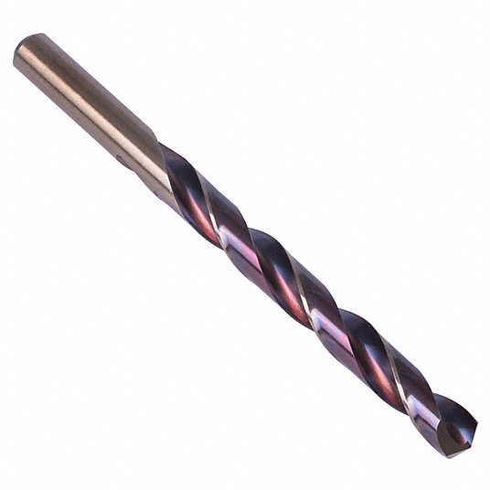38FL46_1.jpg Jobber Drill Bit, No.44, Bronze, HX18 - Image 1