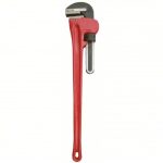 Pipe Wrench, Cast Iron, 8 inch Jaw Capacity, Serrated, 60 inch Overall Length, I-Beam