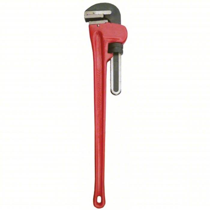 39cg51.jpg Pipe Wrench, Cast Iron, 8 inch Jaw Capacity, Serrated, 60 inch Overall Length, I-Beam - Image 1