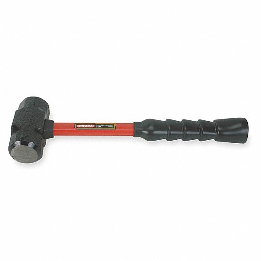 3AmBcId.jpg 4 Lb. Double-Faced Sledge Hammer, USA - Image 1