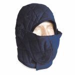 Winter Liner, Universal, Hook-and-Loop Adjustment Type, Blue, Covers Ears, Face, Head, Neck