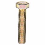 Hex Tap Bolt, 3/8Inch-16, 2Inch Fastener Length, Grade 8 Steel, PK 100