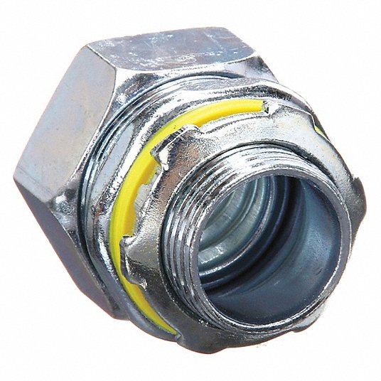 3LK74_AS03-1.jpg Liquid-Tight Conduit Fitting: Steel/Iron, 1 1/4 in Trade Size, Non-Insulated, Straight - Image 1