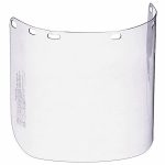 قناع واقي للوجه, شفاف, من البولي كربونات, 8 بوصة Visor Ht, 15.5 بوصة Visor Wd