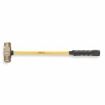 Sledge Hammer, 3 lb Head Weight, 1 3/4 in Head Width, 15 in Overall Length
