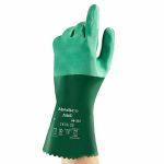 Chemical Resistant Gloves, 10, Glove Materials Neoprene, 1 PR