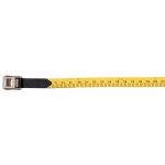 30 m Fiberglass Metric Long Tape Measure, Black, High Visibility Orange - Image 2