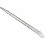 Alignment Pry Bar, Chisel/Point End, 36 inch Overall Length, T No, Offset/Straight End Angle