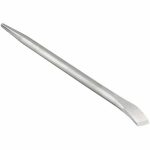 Alignment Pry Bar, Chisel/Point End, 24 inch Overall Length, T No, Offset/Straight End Angle