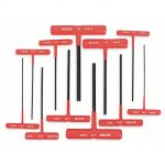 Hex Key Set, Number of Pieces 11, 6 inch Overall Length, Black Oxide,Steel , Key Shape T