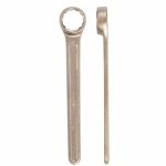 Box End Wrench, High Strength Nickel Aluminum Bronze, Natural, Head Size 50 mm