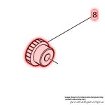 Spur Gear #46, For 6806B