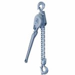 Lever Chain Hoist, 4000 lb Load Capacity, 5 ft Hoist Lift, 1 1/8 in Hook Opening