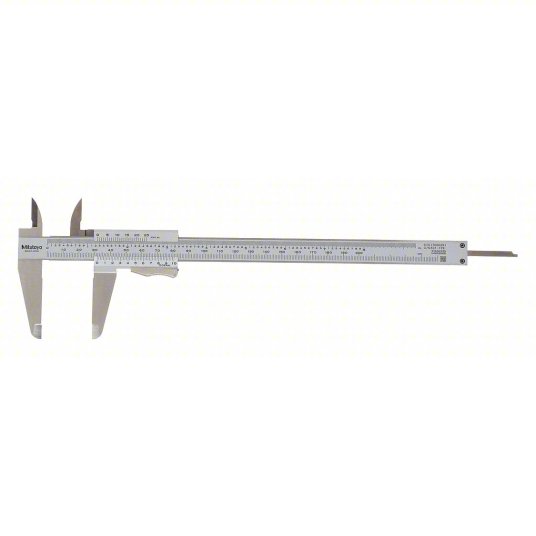 4cgn9_as02.jpg 4-Way Vernier Caliper, 0 in to 8 inch/0 mm to 203.2 mm Range, +/-0.03 mm Accuracy - Image 1