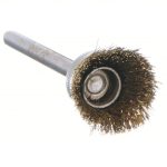 فرشاة صنفره حديد، خشنه، قطر الفرشاة 5/8 بوصة، قطر الشعيرات 0.005 بوصة، طول الشعيرات 1/4 بوصة، 12 قطعة