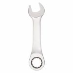 Combination Wrench, Alloy Steel, Chrome, 13 mm Head Size, 4 1/4 inch Overall Length