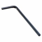 Hex Key, 19 mm Tip Size, Metric, Short, Alloy Steel, Black Oxide, 6 29/32 inch Long Arm Length