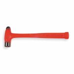 Dead Blow Ball Pein Hammer, 16 oz. Head Weight, Urethane over Steel Handle Material