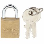 Padlock, 7/16 inch Vertical Shackle Clearance, 3/8 inch Horizontal Shackle Clearance, 1 inch x 1/2 inch - Image 2