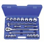 Socket Wrench Set, 3/4 inch Drive Size, 21 Pieces, 7/8 inch to 2 inch Socket Size Range