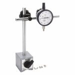 Item Dial Indicator & Mag Base Set, 20 in, Magnet Type On-Off Switch, Dimension Type Inch