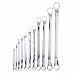 Box End Wrench Set, Alloy Steel, 11PC