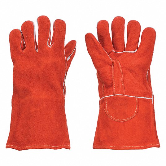 5T184_AS02.jpg Welding Gloves, M, 1 PR - Image 1