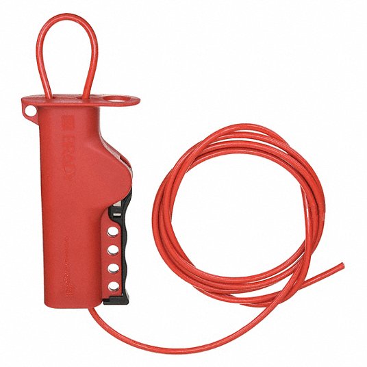 5TA71_AS01-1.jpg قفل الكابل, مصنوع من الفينيل, 8 قدم, نمط قفل الكابل المحكم - الصورة 1