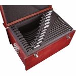 Mechanical Outside Micrometer Set, Range 0 in to 12 in, Number of Micrometers 12