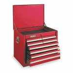 Red Heavy Duty Top Chest, 19" H X 27" W X 181ZML5