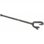 Claw Valve Wheel Wrench, 1 3/8 inch_1 1/2 inch Head Size, 21 1/4 inch Overall Length, Alloy Steel