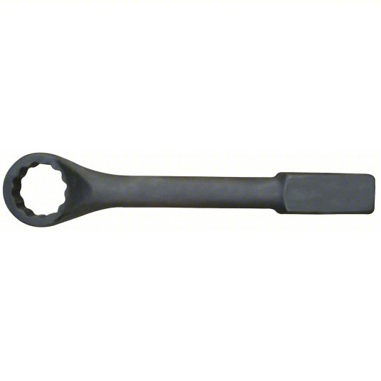 5rdx5_as01_MInS.jpg Striking Wrench, Alloy Steel, Black Oxide, Overall Length 12 1/4 inch, Head Thickness 1 inch - Image 1