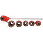 Manual Ratchet Pipe Threader, 1/2 to 2 inch, 6 Die Heads, NPT, Right Hand - Image 4