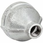 Reducing Coupling: Malleable Iron, 1 Inch x 1/4 Inch Pipe Size, NPT x NPT, Class 150 - Image 3