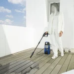 ⁦مضخة غسيل سيارات بالضغط عالي، 110 بار، 220 فولت، 60 هرتز، 1300 واط، 5.3 كجم⁩ - الصورة ⁦2⁩