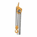 Manual Chain Hoist, 4,000 lb Load Capacity, 10 ft Hoist Lift, 1 3/8 in Hook Opening