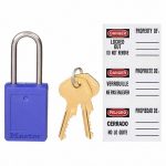 TER LOCK, Lockout Padlock, Shackle Dia.3/16 in