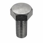 Hex Head Cap Screw, Steel, Black Oxide, Head Width 1/2 Inch, Thread Size 5/16Inch-18, Fastener Length 3/4 Inch, 10Pcs