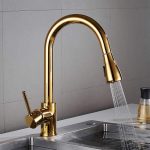 Gold Designer Kitchen Mixer LT-G