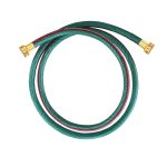 Steel hose reel with Alayed garden hose 1/2" -75 Meter - Image 3