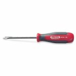 Alloy Tool Steel Slotted Screwdriver, 3 inch Shank and 1/8 inch Cabinet Tip