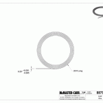 Insulating Lead Wire, 0.25 inch Diameter, 20 Feet Long, 5 lb Spool Weight