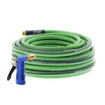 GARDEN & WATER Hose With Coupling 16 mm 30 Meter with Nozzle Gun ( Blue )