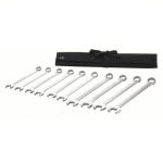 Combination Wrench Set, Alloy Steel, Satin, 10 Tools, 1 5/16 inch to 2 inch Range of Head Sizes