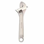 Adjustable Wrench, Alloy Steel, 6 in