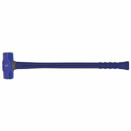 Soft Face Sledge Hammer, 10 lb Head Weight, 2 1/2 in Head Width, 31 5/8 in Overall Length