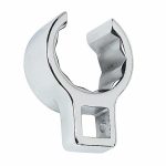 Crowfoot Socket Wrench, Alloy Steel, Chrome, 1/2 inch Drive Size, 1 5/8 inch Head Size